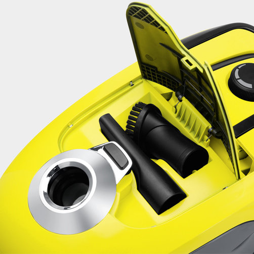 Пылесос сухой уборки Karcher VC 2 - <h3>Удобная система фильтрации с фильтр-мешками</h3>
Легок в обращении Никакого контакта с пылью.