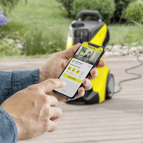 Мойка высокого давления Karcher K 5 Power Control - <h3>Мобильное приложение Home & Garden</h3>
<p>
	 Приложение Karcher Home & Garden позволит Вам стать экспертом в области уборки. Воспользуйтесь обширным опытом Karcher для достижения превосходных результатов чистки. Удобный и всеобъемлющий сервис: вся необходимая информация об аппарате, его применении и сервисном портале Karcher.
</p>