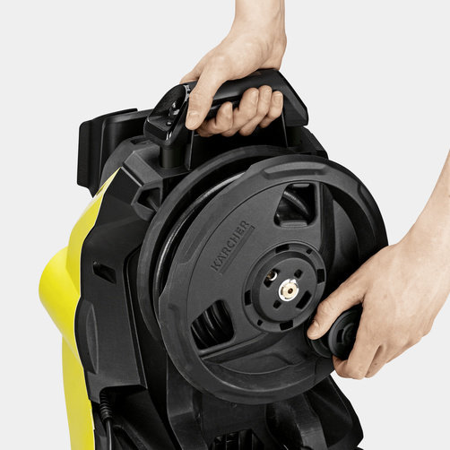 Мойка высокого давления Karcher K 7 Premium Power - <h3>Телескопическая ручка из высококачественного алюминия</h3>
Алюминиевая телескопическая ручка выдвигается для удобного перемещения аппарата.