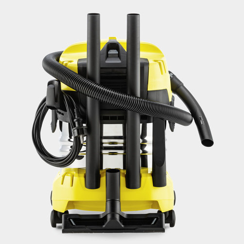 Хозяйственный пылесос Karcher WD 4 S V-20/5/22 - <h3>Запатентованная конструкция фильтровального блока</h3>
<p>
	 Быстрое и легкое извлечение фильтра без контакта с грязью – достаточно разблокировать кассету и выдвинуть ее из пылесоса. Возможность убирать влажный и сухой мусор без замены фильтра.
</p>