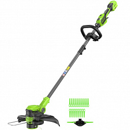 Аккумуляторный триммер Greenworks GD24LT331 33см, б/щ, 24v (без АКБ и З/У) - изображение 4