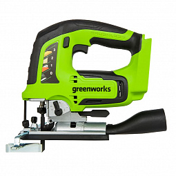 Аккумуляторный лобзик Greenworks GD24JS б/щ, 24v (без АКБ и З/У) - изображение 4
