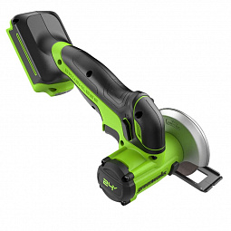 Аккумуляторная угловая шлифовальная машина Greenworks GD24UCS б/щ, 24v (без АКБ и З/У) - изображение 3