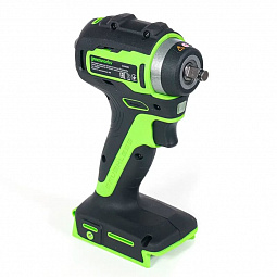 Аккумуляторный ударный гайковерт Greenworks GD24IW200 б/щ, 3/8, 200 Н·м, 24v (без АКБ и З/У) - изображение 3
