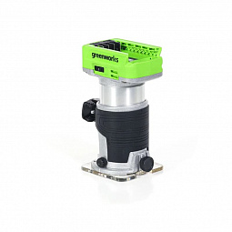 Аккумуляторный фрезер Greenworks G24RO б/щ, 24v (без АКБ и З/У) - изображение 2