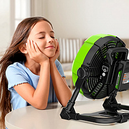 Вентилятор с гибридным питанием Greenworks G24FAN, 24v (без АКБ и З/У) - изображение 2