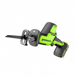 Аккумуляторная компактная сабельная пила Greenworks GPT-CRS-25 б/щ 24v (без АКБ и З/У) - изображение 4
