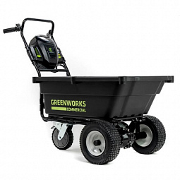 Аккумуляторная садовая самоходная тележка Greenworks 82GC 106 л, б/щ (без АКБ и З/У) - изображение 2